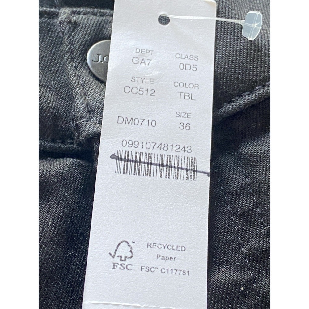 J.Crew High Rise Flared Leg Bootcut Jeans Women's Plus Size 36 Black '03 CC512 - Picture 7 of 9